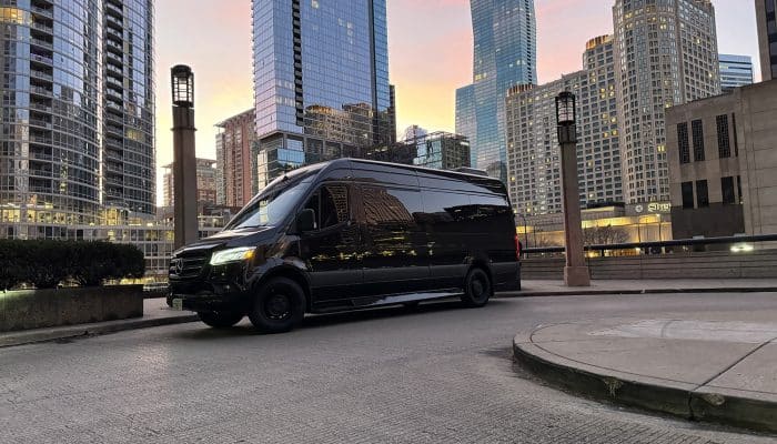 Executive Sprinter for long-distance chauffeured travel