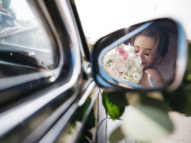 Luxury wedding vehicle
